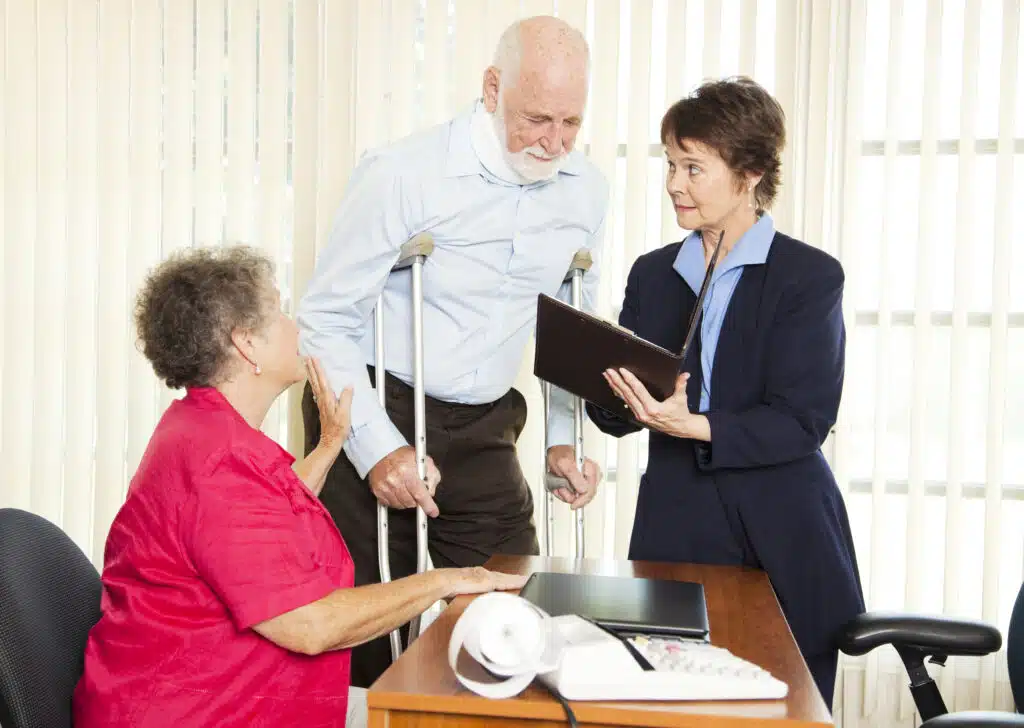 Injured Man with